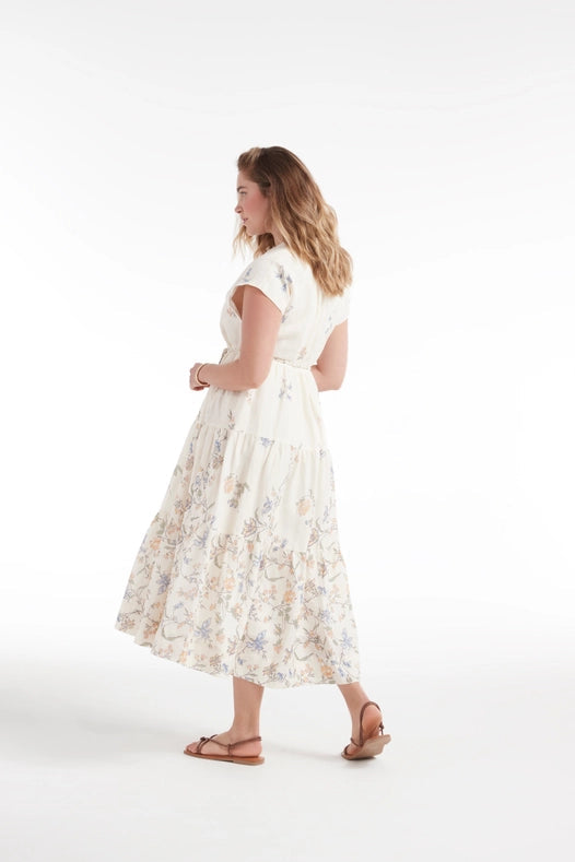 Irma Tiered Maxi Dress-Dress-Hermoza-L-Vintage Floral-Urbanheer