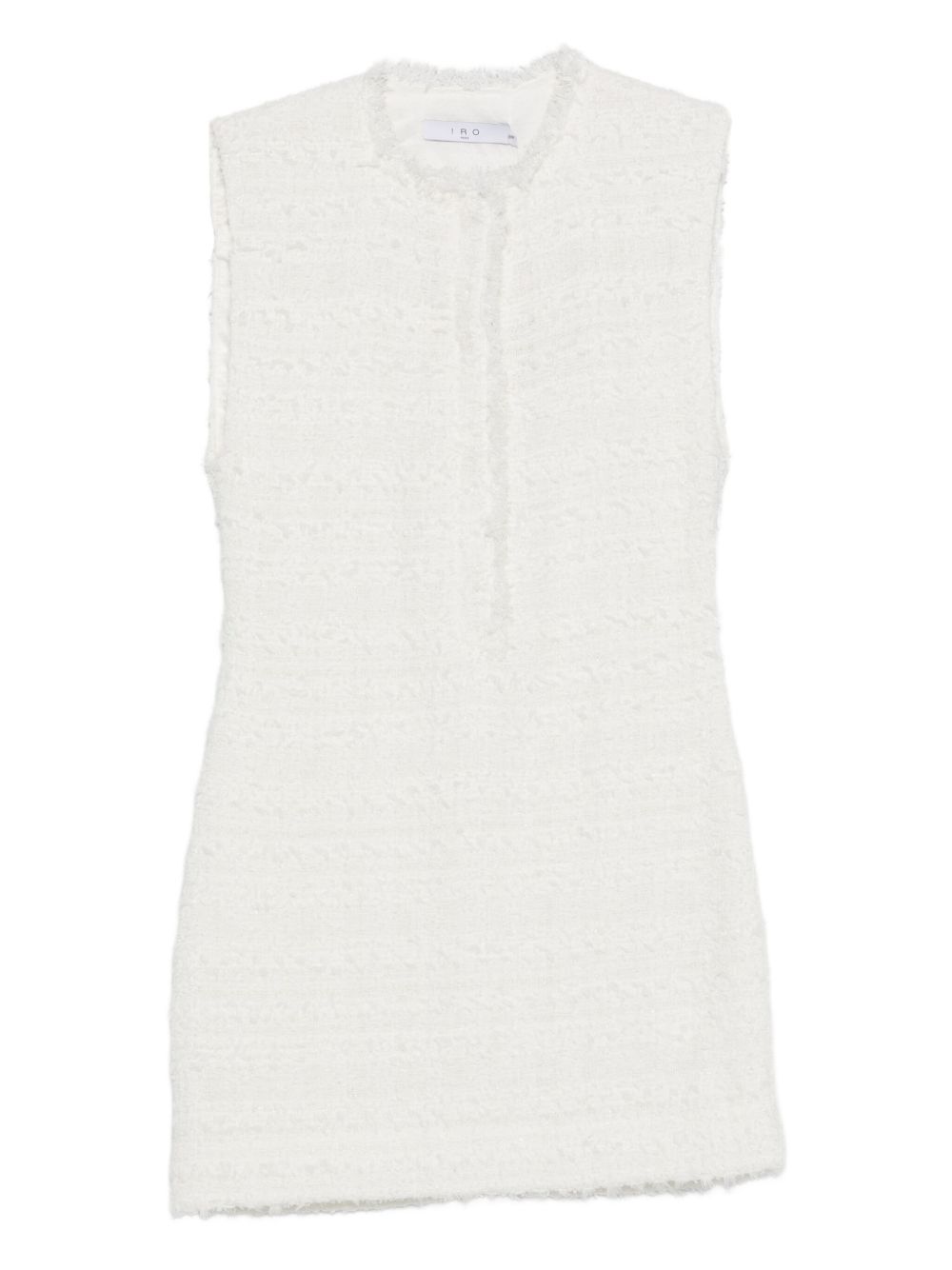 Iro Paris Tweed Mini Dress - White Iro Paris Tweed Mini Dress - White