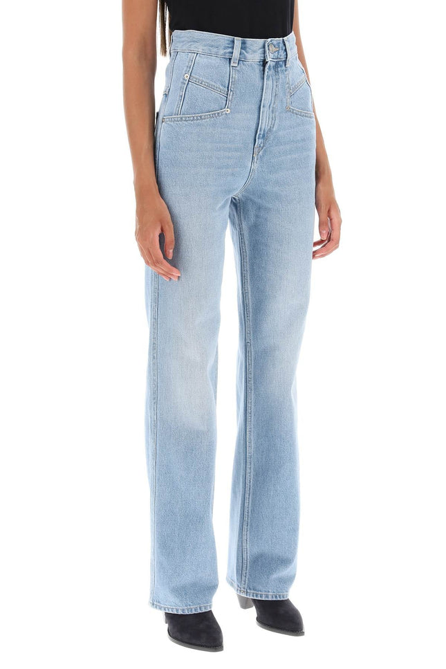 Isabel marant 'dileskoa' straight cut jeans-women > clothing > jeans-Isabel Marant-Urbanheer