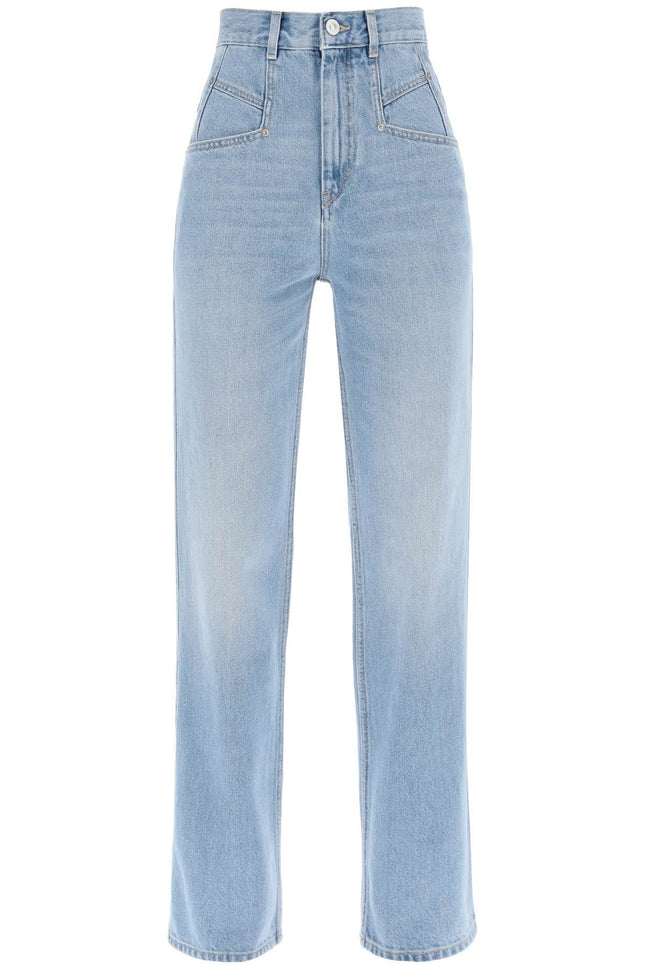 Isabel marant 'dileskoa' straight cut jeans-women > clothing > jeans-Isabel Marant-Urbanheer