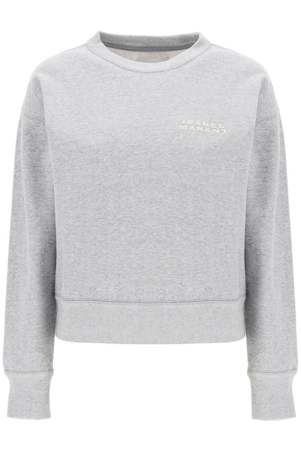 Isabel marant shad sweatshirt with logo embroidery-women > clothing > tops > sweatshirts-Isabel Marant-Urbanheer
