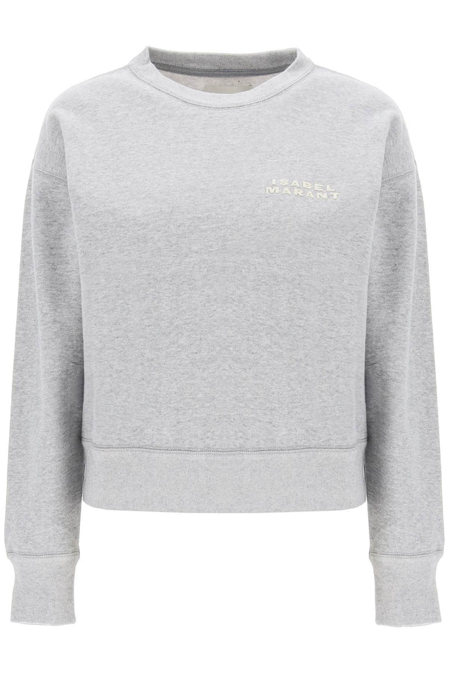 Isabel marant shad sweatshirt with logo embroidery-women > clothing > tops > sweatshirts-Isabel Marant-Urbanheer