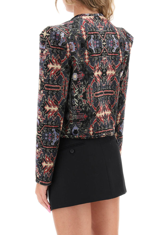 Isabel marant valian cropped jacket-women > clothing > jackets > casual jackets-Isabel Marant-36-Multicolor-Urbanheer