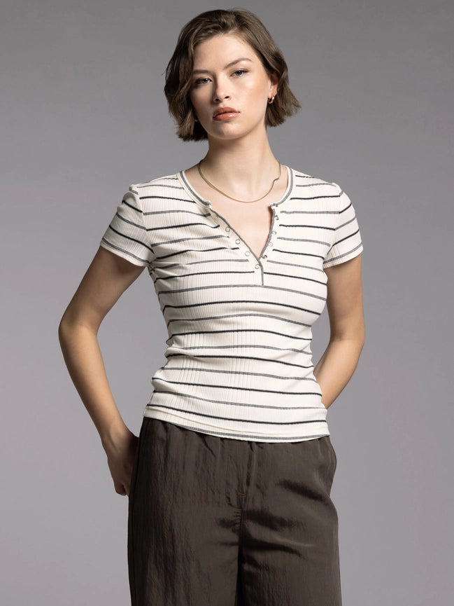 Isabella Top-Top-Weekend Los Angeles-XS-IVORY STRIPE-Urbanheer