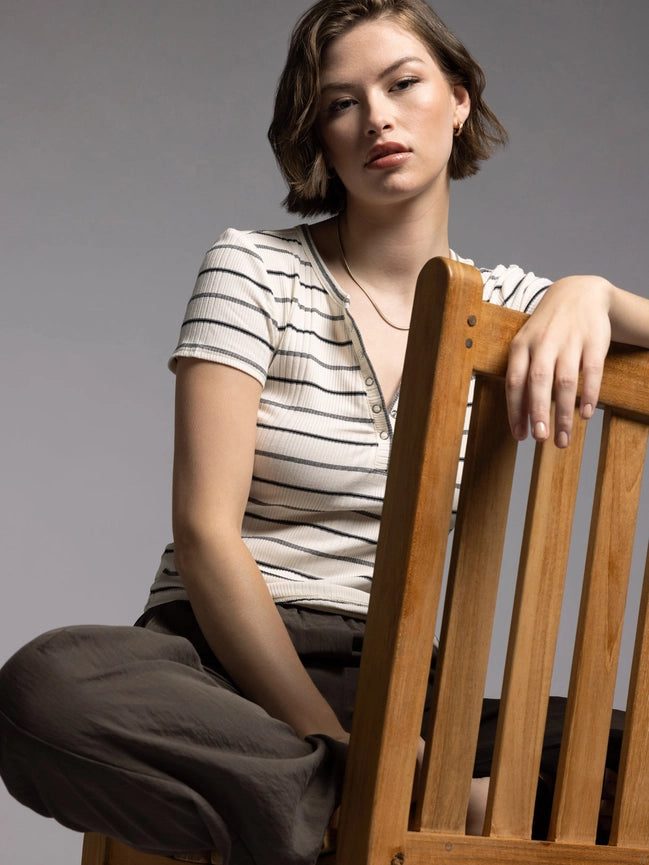 Isabella Top-Top-Weekend Los Angeles-XS-IVORY STRIPE-Urbanheer