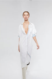 Island Linen Midi Dress - White-Dress-Lanhtropy-XS-White-Urbanheer