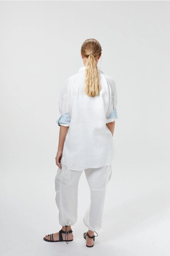 Island Linen Shirt - Off-White-Shirt-Lanhtropy-XS-Off-White-Urbanheer