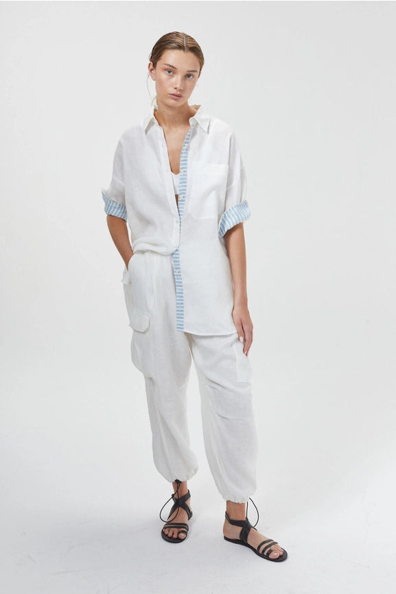 Island Linen Shirt - Off-White-Shirt-Lanhtropy-XS-Off-White-Urbanheer