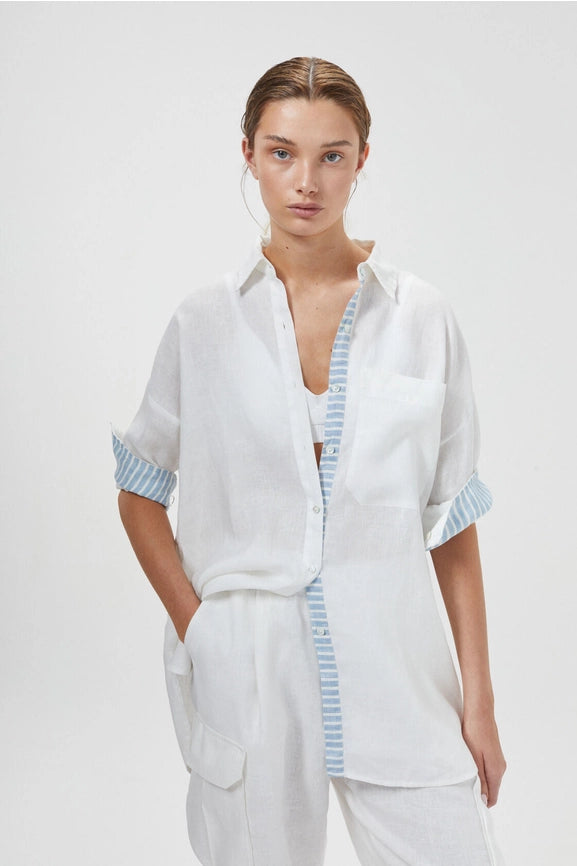Island Linen Shirt - Off-White-Shirt-Lanhtropy-XS-Off-White-Urbanheer