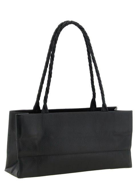 Issey Miyake Black Paper Bag Shoulder Bag