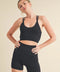 It Girl Seamless Short Set Black-Set-KIMBERLY C-S-Urbanheer