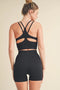 It Girl Seamless Short Set Black-Set-KIMBERLY C-S-Urbanheer