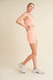 It Girl Seamless Short Set Peach-Set-KIMBERLY C-S-Urbanheer