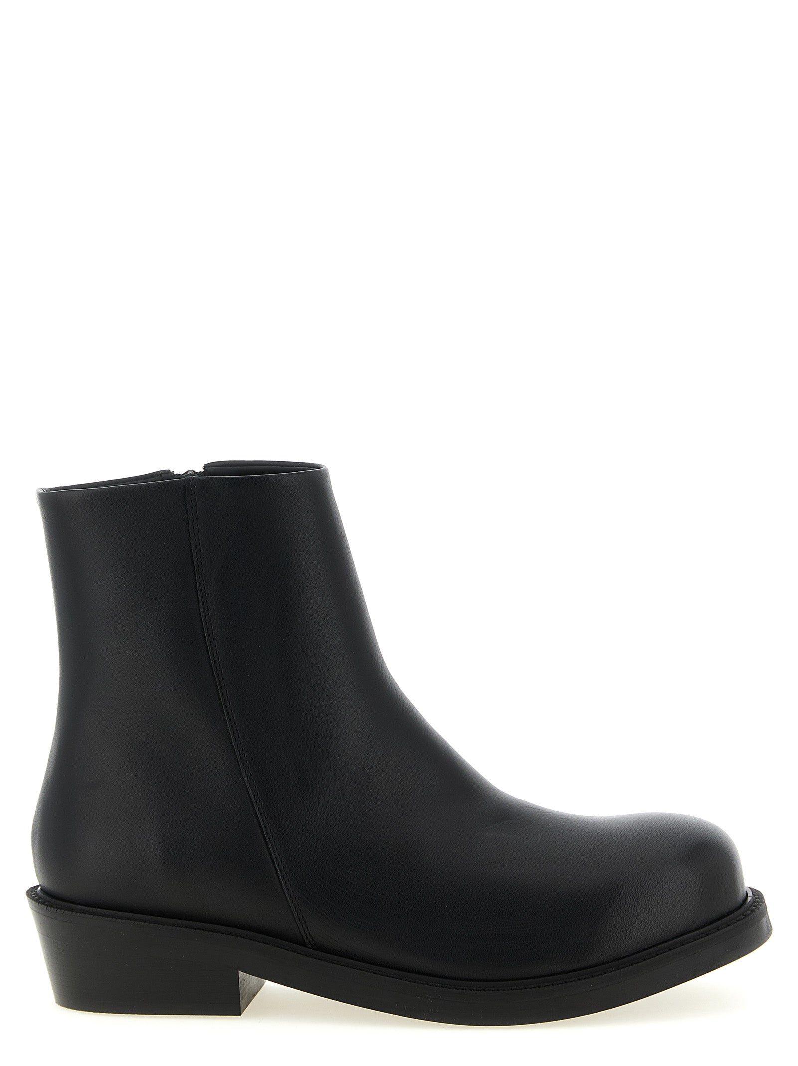 Italian Calf Leather Ankle Boots for Comfort