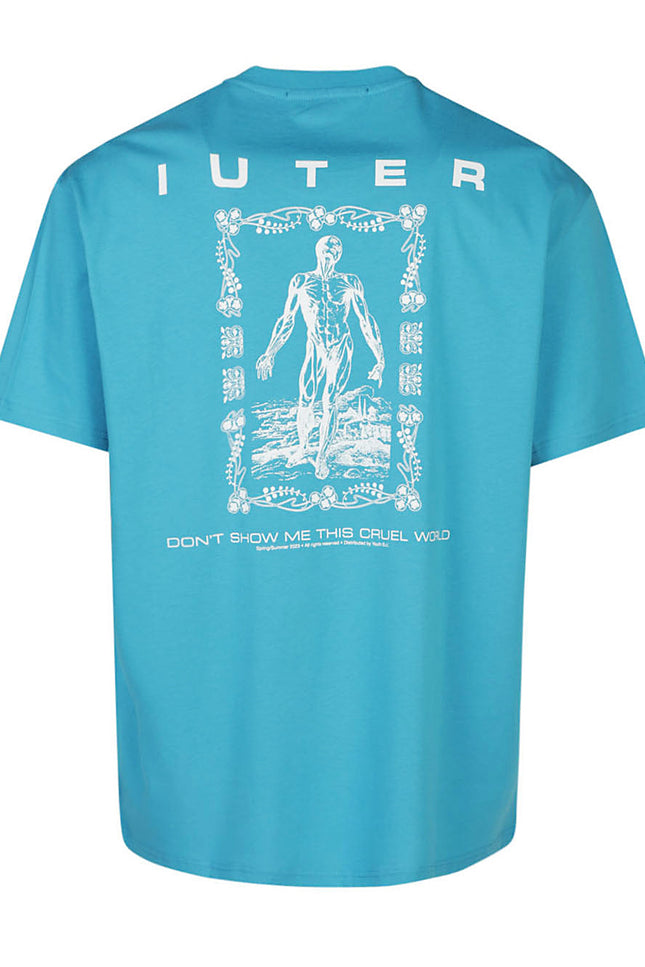 Iuter T-Shirts And Polos Clear Blue-men > clothing > topwear-Iuter-Urbanheer