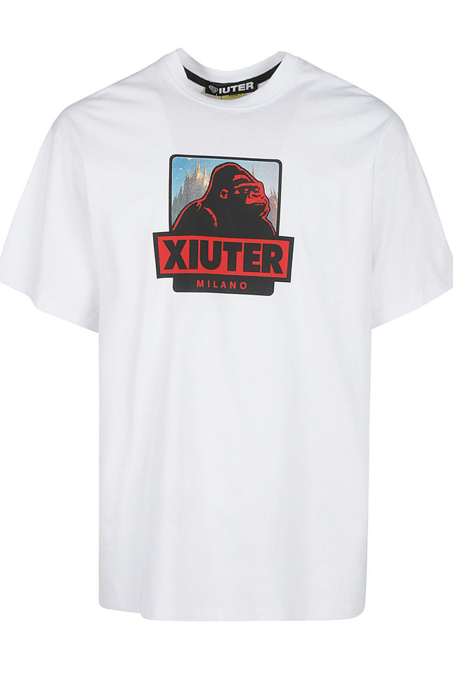 Iuter T-Shirts And Polos White-men > clothing > topwear-Iuter-Urbanheer