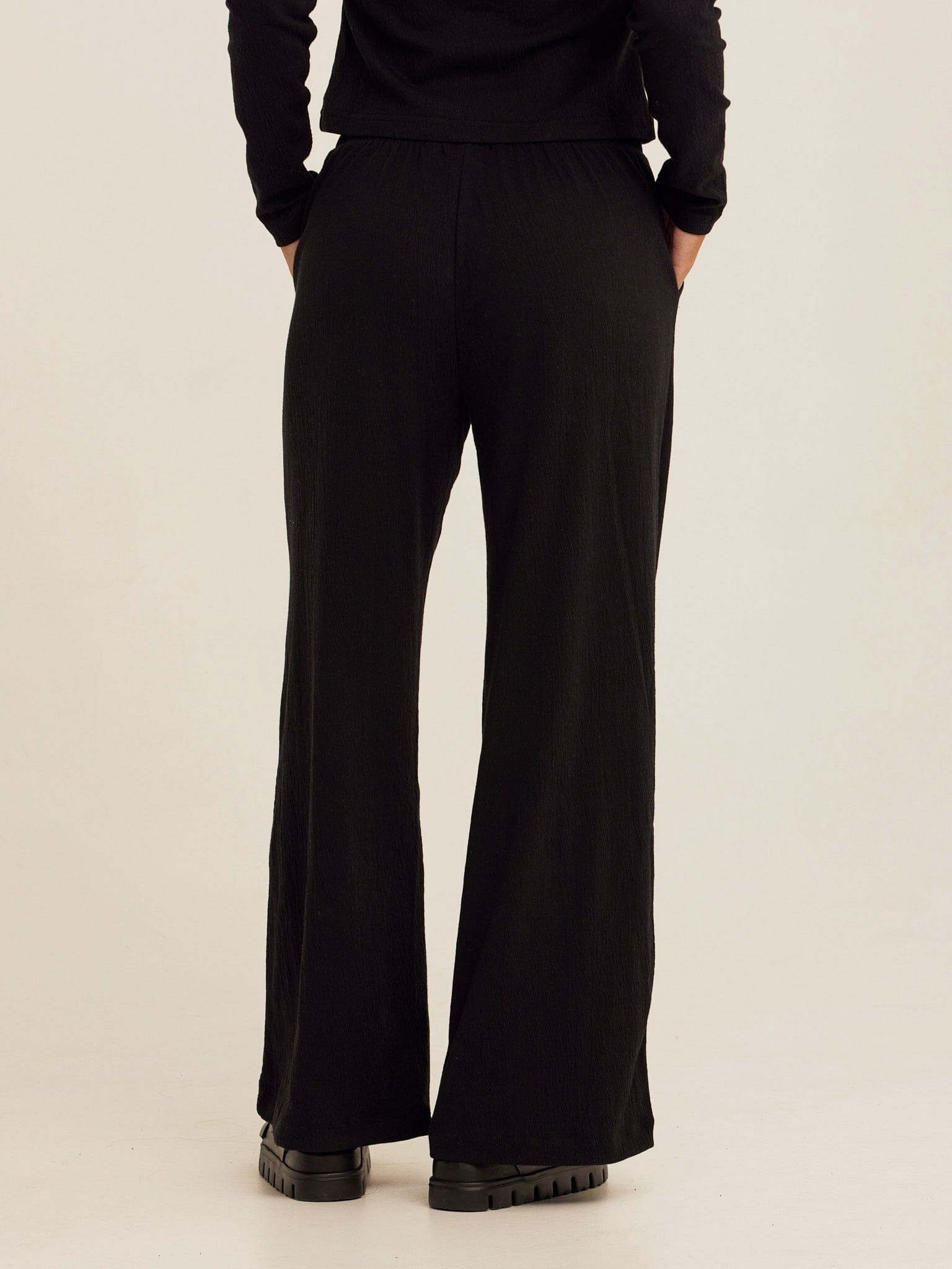 Ivanna Smocked Jersey Wide Leg Pant