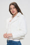 Ivory Flurry Fur Collar Jacket-Jacket-Baciano-S-Ivory-Urbanheer