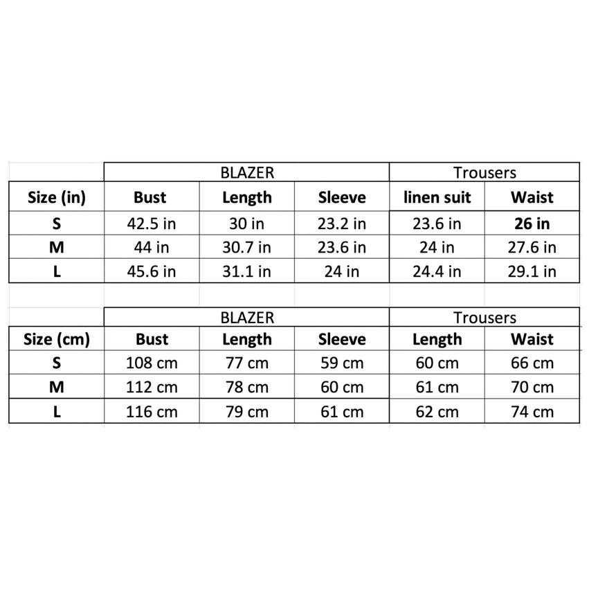 Ivory Pin Stripe Linen Double Breasted Blazer and Culottes Suit-Suit-London Atelier Byproduct-S-Ivory-Urbanheer