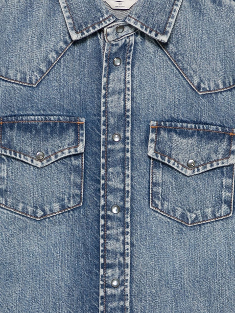 JACOB COHEN Shirts LIGHT BLUE