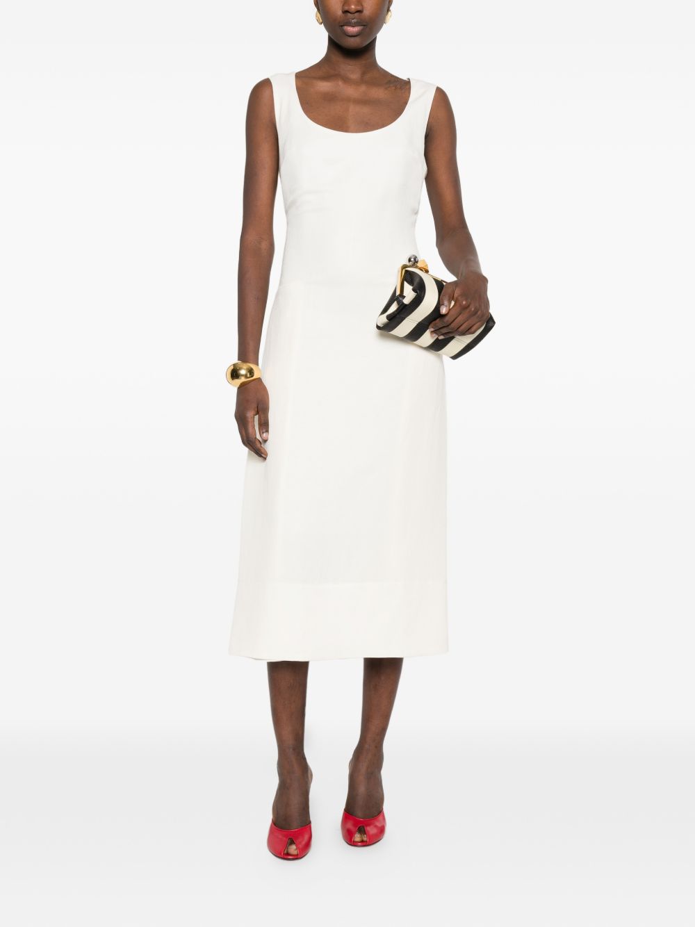 jacquemus midi dress Jacquemus La Robe Tablier Long Dress