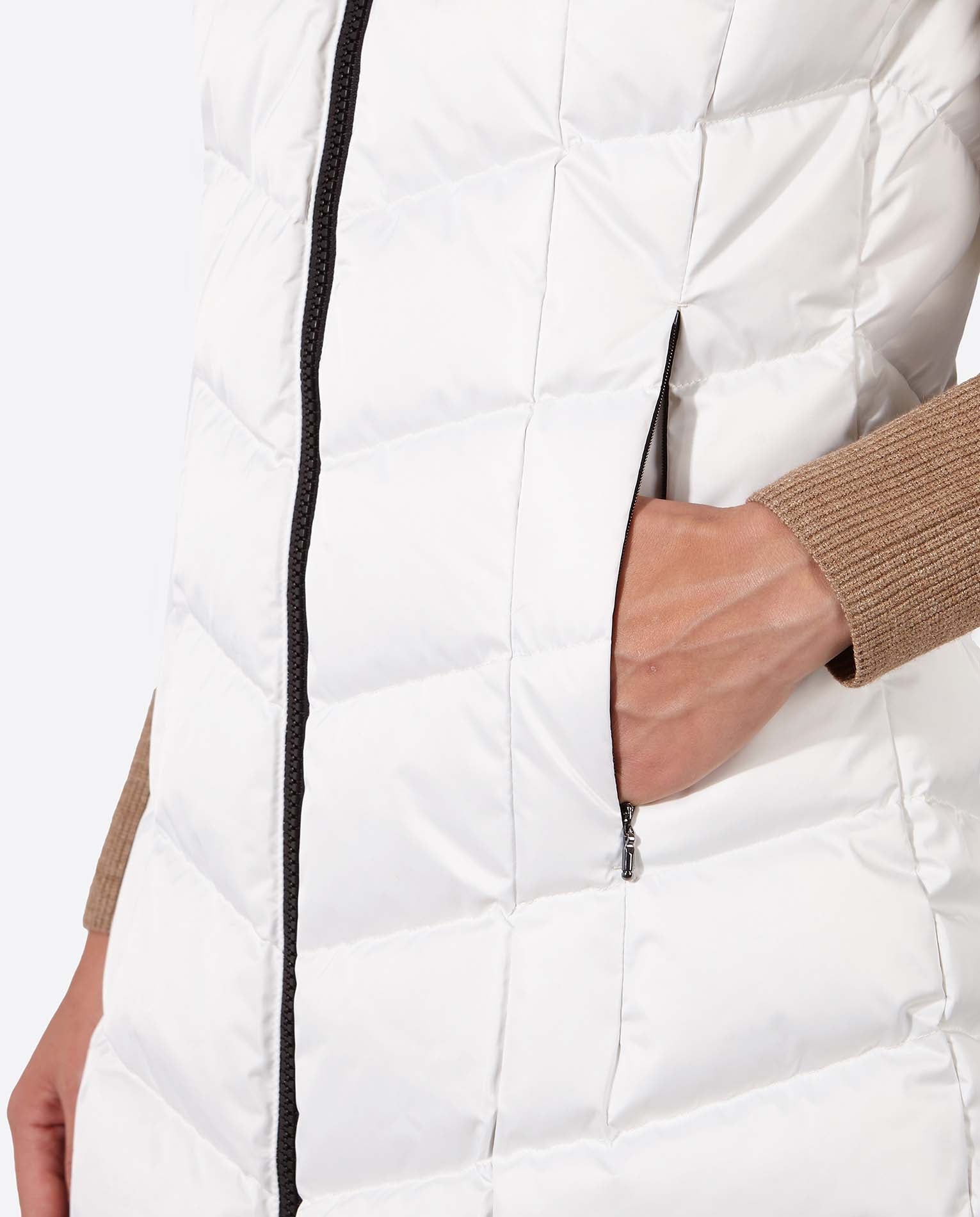 JANA Women's long vest with fixed hood-Vest-Henry Arroway-S-Nacre/m-Urbanheer