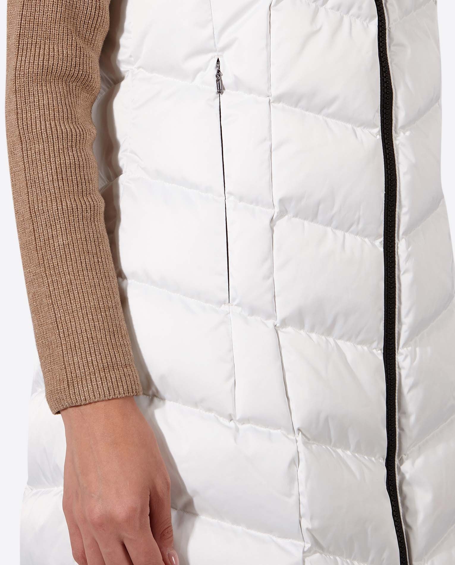 JANA Women's long vest with fixed hood-Vest-Henry Arroway-S-Nacre/m-Urbanheer