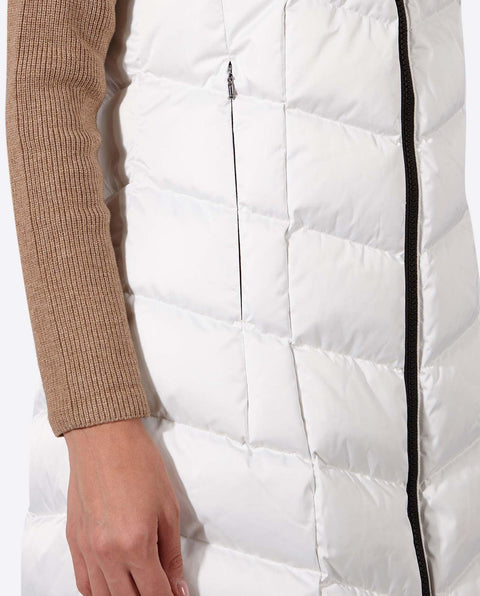 JANA Women's long vest with fixed hood-Vest-Henry Arroway-S-Nacre/m-Urbanheer