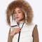 JANA Women's long vest with fixed hood-Vest-Henry Arroway-S-Nacre/m-Urbanheer