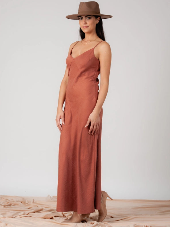 Jenn Seam Detailed Slip Dress-Pale Geranium-Dress-Lucca Couture-XS-Urbanheer