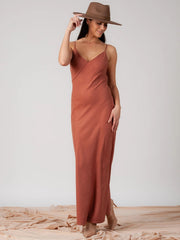 Jenn Seam Detailed Slip Dress-Pale Geranium-Dress-Lucca Couture-XS-Urbanheer