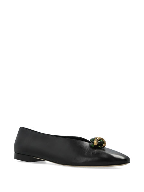 JIMMY CHOO Flat shoes BLACK