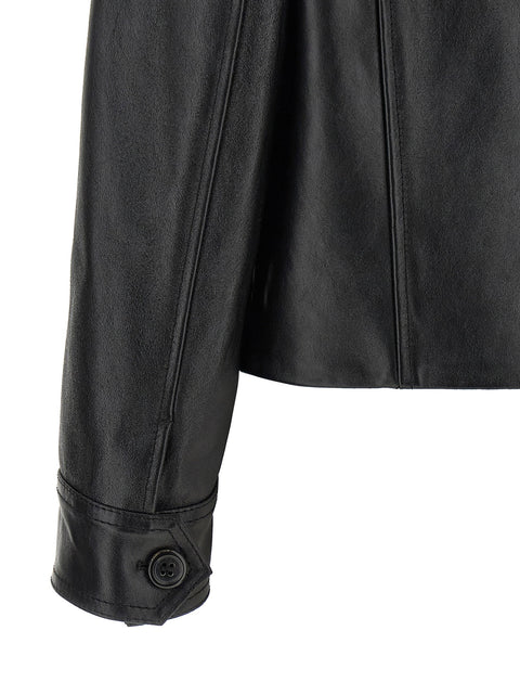 Marni Leather And Suede Jacket