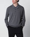 JOHN SMEDLEY Gray Finchley polo in cotton