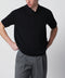 JOHN SMEDLEY Isis black cotton polo shirt