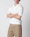 JOHN SMEDLEY Isis white cotton polo shirt