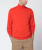 JOHN SMEDLEY Orange wool turtleneck sweater