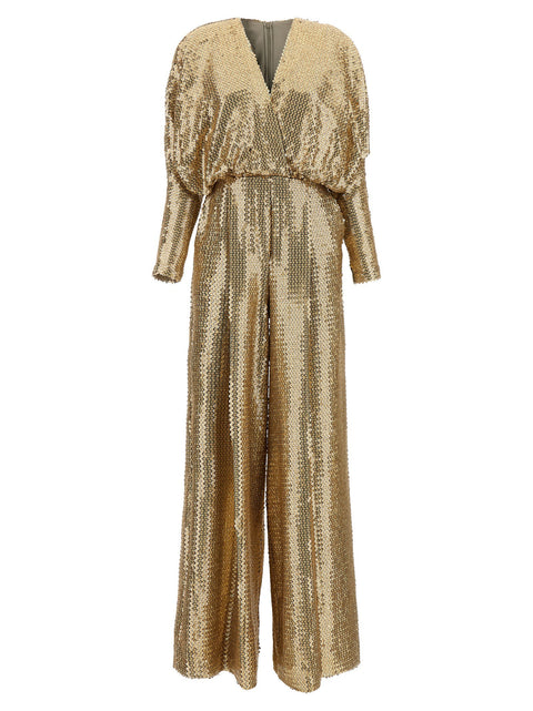 Elie Saab Sequin Jersey Jumpsuit