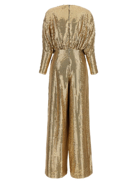 Elie Saab Sequin Jersey Jumpsuit