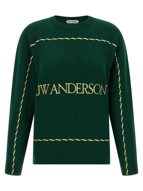 J.w.anderson Logo Embroidery Sweater