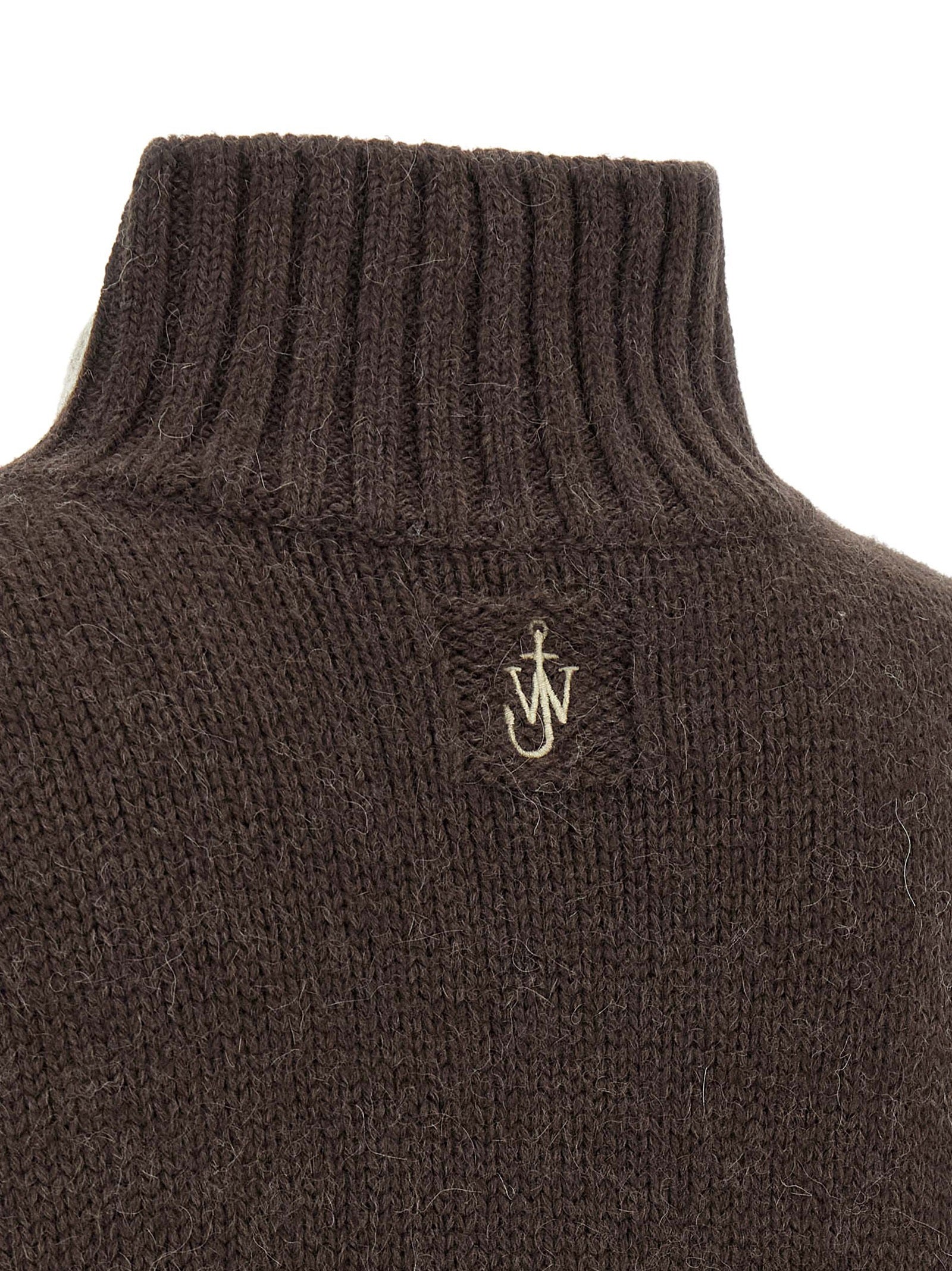 J.w.anderson Two Tone Patch Pocket Sweater
