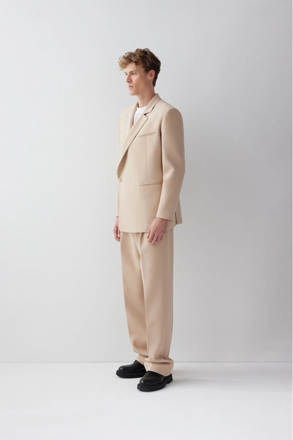 Jacket Voyant Ceket Cream-Jacket-Le Cle-S-Urbanheer