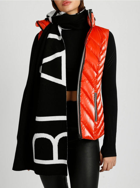 Jacquard Cashmere/Wool Knit Scarf