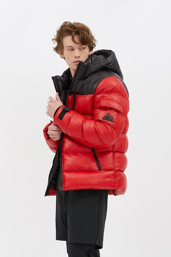 Jacquard Quilted Puffer Jacket-Puffer Jacket-Point Zero-S-Charcoal-Urbanheer