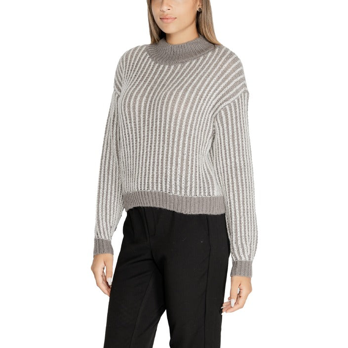 Jacqueline De Yong Women Knitwear-Clothing Knitwear-Jacqueline De Yong-grey-XS-Urbanheer