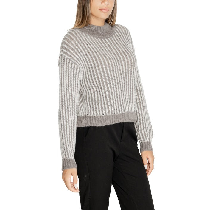 Jacqueline De Yong Women Knitwear-Clothing Knitwear-Jacqueline De Yong-grey-XS-Urbanheer