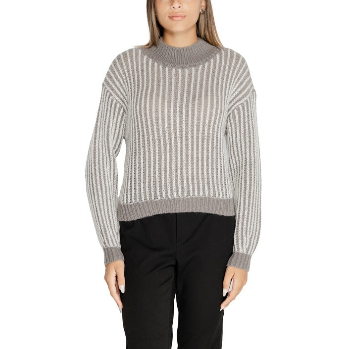 Jacqueline De Yong Women Knitwear-Clothing Knitwear-Jacqueline De Yong-grey-XS-Urbanheer