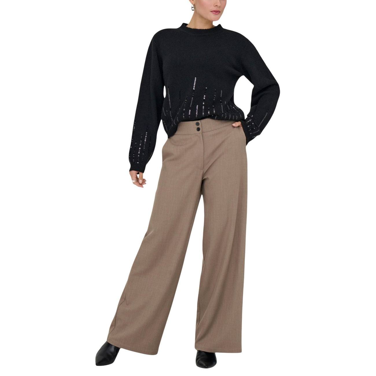 Jacqueline De Yong  Women Trousers