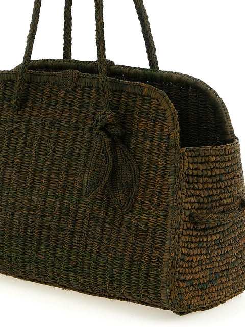 Jacquemus Le Turismo Raphia Shopping Bag
