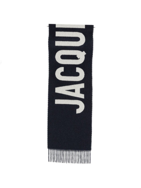 Jacquemus Logo Wool Scarf